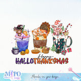 Happy-Hallothankmas png bundle, png for sublimation, Hallothankmas png