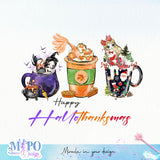 Happy-Hallothankmas png bundle, png for sublimation, Hallothankmas png