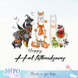 Happy-Hallothankmas png bundle, png for sublimation, Hallothankmas png