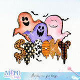 Cute Spooky Halloween png bundle,Spooky png bundle, png for sublimation, Halloween png Bundle