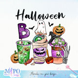 Halloween Coffee png bundle,Spooky png bundle, png for sublimation, Halloween png Bundle