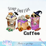 Halloween Coffee png bundle,Spooky png bundle, png for sublimation, Halloween png Bundle