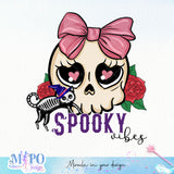 Cute Halloween Skull png bundle,Spooky png bundle, png for sublimation, Halloween png Bundle