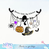 Magical Witch png bundle,Spooky png bundle, png for sublimation, Halloween png Bundle