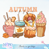 Fall vibes sublimation design, png for sublimation, Autumn PNG, Retro autumn PNG