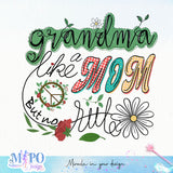 Grandma PNG Bundle, Grandma Flower png bundle