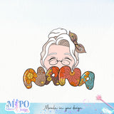 Grandma PNG Bundle, Grandma Flower png bundle