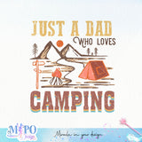 Camping Dad sublimation Bundle, Camping PNG Bundle