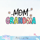 Grandma PNG Bundle, Grandma Flower png bundle