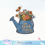 Make your heart the prettiest thing about you sublimation design, png for sublimation, Hobby png, Floral Butterfly png