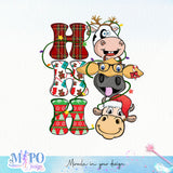 Merry Christmas Heifers sublimation design, png for sublimation, Christmas PNG,  Christmas Animals PNG