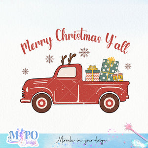 Merry Christmas Y'all SVG PNG2 design, png for sublimation, Christmas PNG,  Christmas SVG