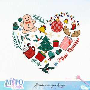 Merry Christmas sublimation design, png for sublimation, Christmas PNG, Christmas vibes PNG