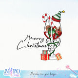 Merry Christmas sublimation design, png for sublimation, Christmas PNG, Christmas wine PNG