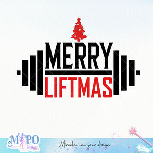 Merry Liftmas sublimation design, png for sublimation, Christmas PNG, Christmas vibes PNG