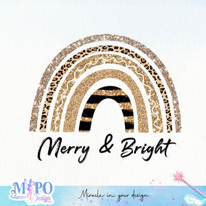 Merry&Bright sublimation.png design, png for sublimation, Christmas PNG, Christmas vibes PNG