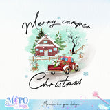 Merry camper Christmas sublimation design, png for sublimation, Christmas PNG, Christmas vibes PNG