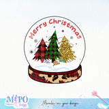 Merry christmas sublimation design, png for sublimation, Christmas PNG, Leopard Christmas PNG