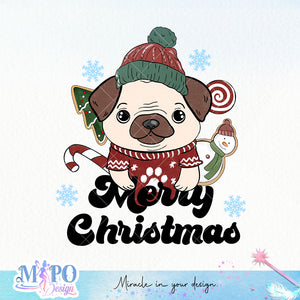 Merry christmas sublimation design, png for sublimation, Christmas PNG,  Christmas Animals PNG