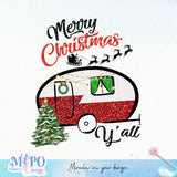 Merry christmas y'all sublimation design, png for sublimation, Christmas PNG, Christmas vibes PNG