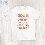 Grow in grace 2 Peter 318 sublimation design, png for sublimation, retro sublimation, inspiring png