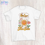 Here comes the sun sublimation design, png for sublimation, retro sublimation, inspiring png