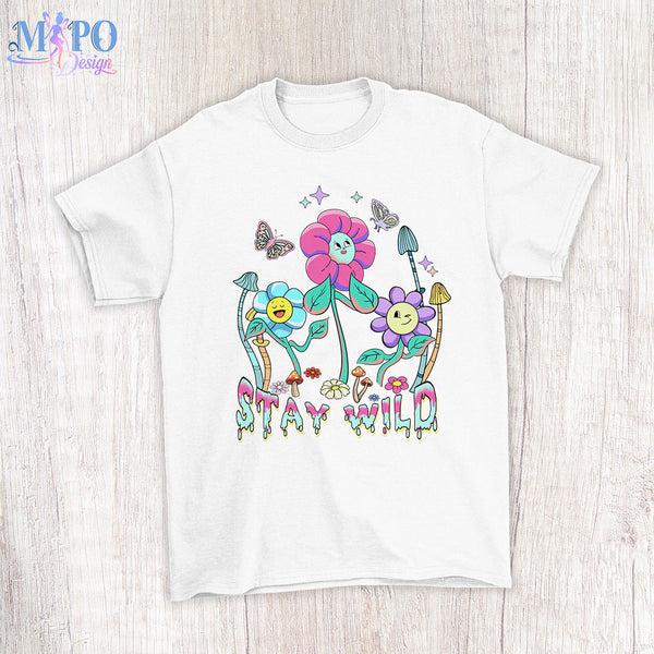Stay wild sublimation design, png for sublimation, retro sublimation ...