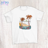 Greetings from waikini beach honolulu, HI sublimation design, png for sublimation, Summer png, Beach vibes PNG