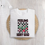 Feeling Berry Good sublimation design, png for sublimation, retro sublimation, inspiring png