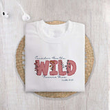 Consider How the Wild Flowers Grow Luke 1227 sublimation design, png for sublimation, retro sublimation, inspiring png