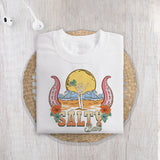 Salty babe sublimation design, png for sublimation, Summer png, Beach vibes PNG