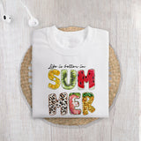 Life is better in summer sublimation design, png for sublimation, Summer png, Beach vibes PNG