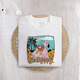 Be happy sublimation design, png for sublimation, Summer png, Beach vibes PNG