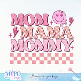 Mom mama mommy sublimation design, png for sublimation, Valentine PNG, Retro Valentine Mama PNG