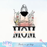 Mom sublimation design, png for sublimation, mom life vibes png, mother's day png