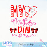 My 1st Mother's day SVG design, png for sublimation, Family SVG, Family quotes SVG