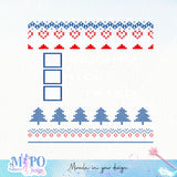 Naughty Nice I tried sublimation design, png for sublimation, Christmas PNG,  Christmas SVG