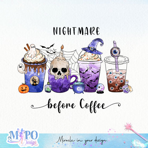 Nightmare Before Coffee sublimation