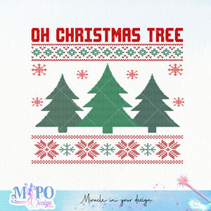 Oh christmas tree sublimation design, png for sublimation, Christmas PNG,  Christmas SVG