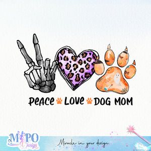 Peace love dog mom sublimation