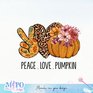 Peace love pumpkin Sublimation design, png for sublimation, Autumn PNG, Positive vibe PNG, Autumn vibe PNG