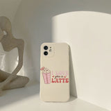 I love you a latte sublimation design