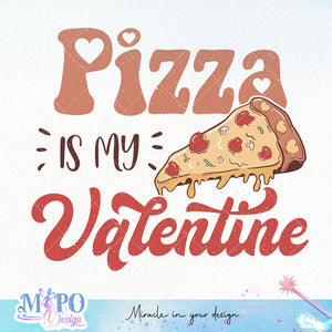 Pizza is my valentine SVG design