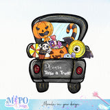 Please take a treat sublimation design, png for sublimation, halloween png, Holiday vibes sublimation