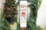 Warm winter wishes sublimation design, png for sublimation, decor vibes png, Porch Sign png