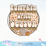 Pumpkin spice season sublimation design, png for sublimation, Autumn PNG, Positive vibe PNG, Autumn vibe PNG