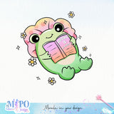 Reading is my therapy sublimation design, png for sublimation, Hobby vibes png, animals and pets png