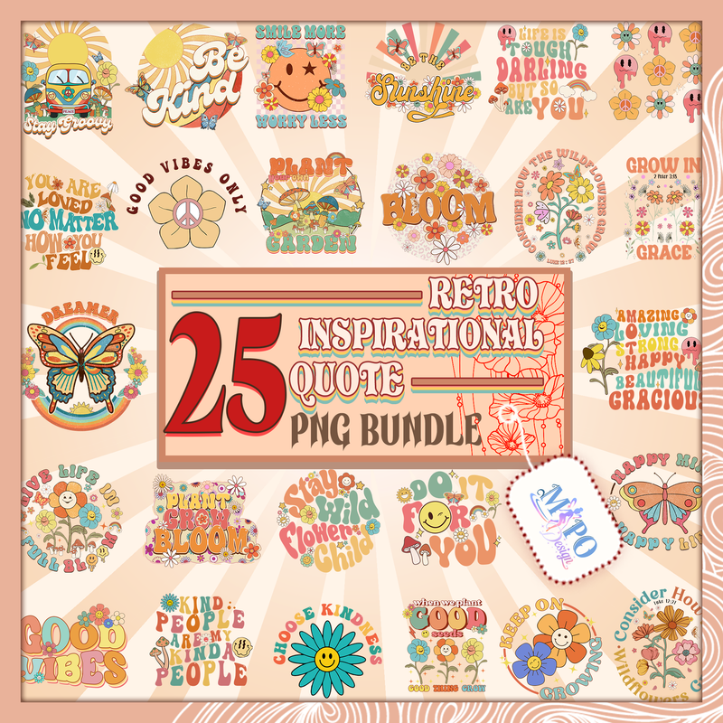 Inspirational Stickers PNG Bundle Graphic by Regulrcrative