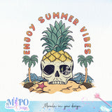 Skeleton Summer Vibes Bundle,  Retro Skull Skeleton Png, Beach Skeleton design, Groovy Summer Png, Beach Vibes Png, Summer Vacation Png