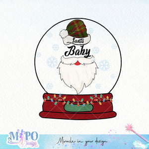 Santa Baby sublimation design, png for sublimation, Christmas Vintage PNG, Santa PNG